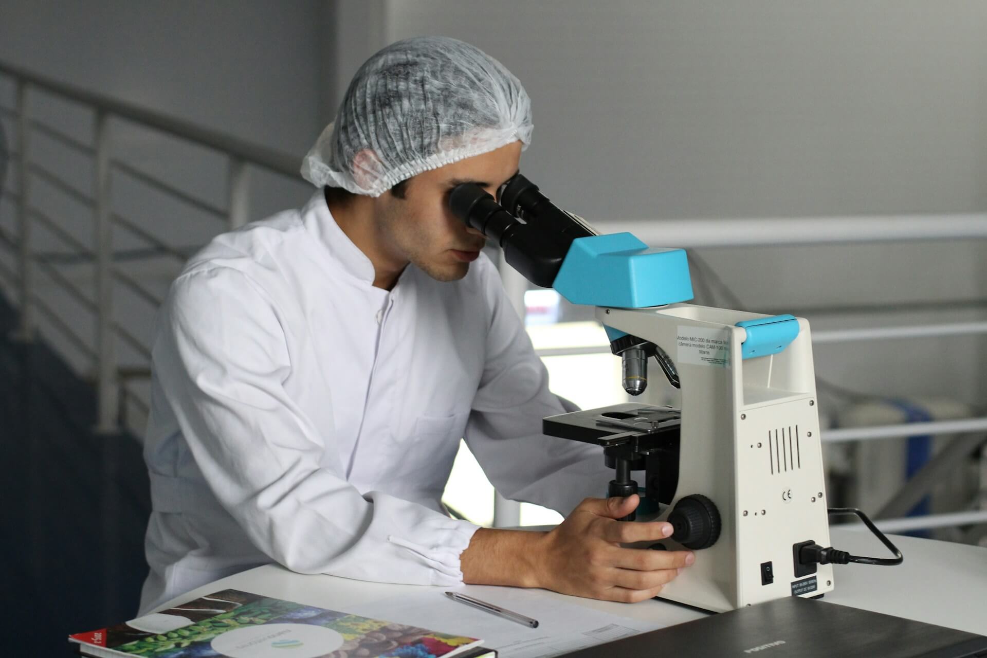 scientific research in a lab